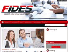Tablet Screenshot of cabinet-fides.com